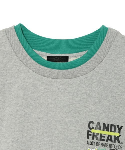 Candy Stripper（キャンディストリッパー）の「CANDY RECORDS トップス（Tシャツ/カットソー・レディース・ブラック/イエロー/ヘザーグレー・2）」の9枚目の写真