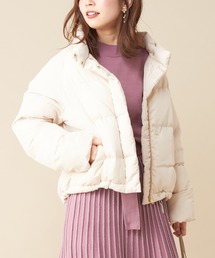 natural couture | フードが取れる2WAY中綿ブルゾン(ブルゾン)