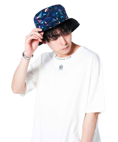 glamb(グラム)の「Reversible logo bucket hat / リバーシブルロゴバケットハット(ハット・メンズ・ブラック・M/L)」の14枚目の写真