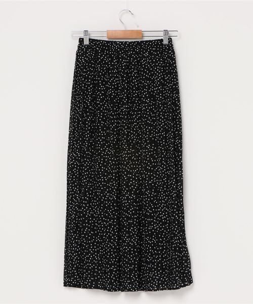 WEGO（ウィゴー）の「WEGO/シアープリーツロングスカート（スカート・レディース・ホワイト/ホワイト系その他/アニマル/ドット/オフホワイト/ブラック/サックスブルー・FREE）」の10枚目の写真