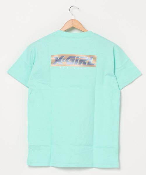X-girl（エックスガール）の「【ZOZOタウン限定アイテム】X-girl   ビッグシルエットロゴＴシャツ  105201011052（Tシャツ/カットソー・レディース・グリーン/ホワイト/ベージュ/ブラック/ピンク・M/L）」の10枚目の写真