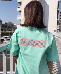 X-girl | 【ムラサキスポーツ別注】x-girl  105201011052  オーバーサイズＴシャツ(Tシャツ/カットソー)