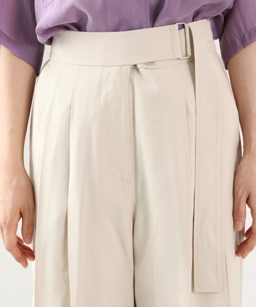 LOWRYS FARM(ローリーズファーム)の「ベルトツキタックパンツ 886978(その他パンツ・レディース・チャコールグレー/ベージュ/アイボリー/カーキ・MEDIUM/LARGE)」の12枚目の写真