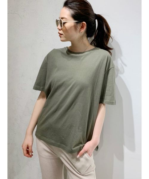 GYDA（ジェイダ）の「BACK SiliconprintTシャツ（Tシャツ/カットソー・レディース・オフホワイト/カーキ/ブラック・FREE）」の10枚目の写真