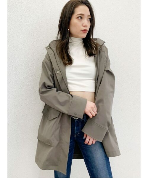 GYDA（ジェイダ）の「ベルト付キミリタリーコート（ミリタリー 