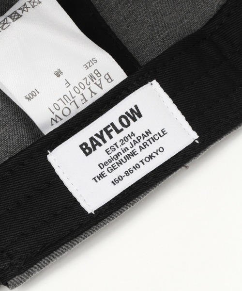 BAYFLOW（ベイフロー）の「サーフガールシシュウキャップ（キャップ・メンズ・ベージュ/アクア/チャコール・FREE）」の5枚目の写真