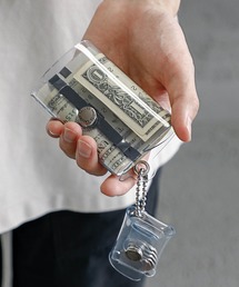 SALLIES（サリーズ）の「SALLIES サリーズ Minimal Wallet "PocketPal" Clear ポケットパル ミニマルウォレット クリア ミニ財布 三つ折り（財布）」