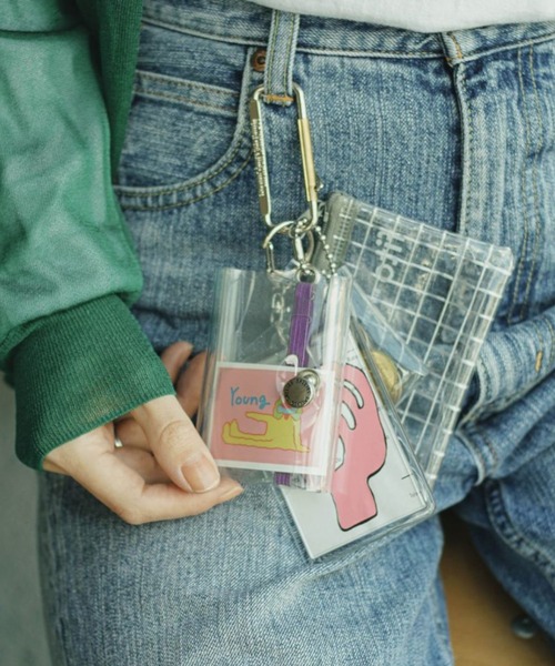 HIGHTIDE（ハイタイド）の「【ハイタイド限定カラー】SALLIES Pocket Pal MINIMAL WALLET サリーズ ポケットパル ミニマル ウォレット クリア 透明 カード 三つ折り財布 小銭入れ（財布・レディース・オレンジ/パープル/イエロー/ブラック/ライトブルー/ターコイズブルー/ピンク/ライトグリーン・FREE）」の20枚目の写真