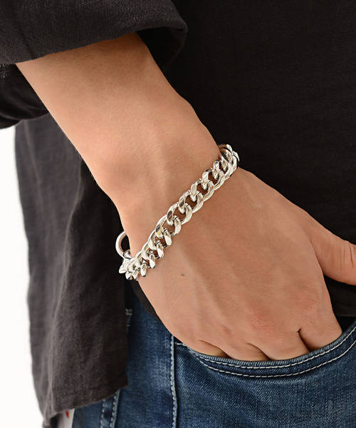 SILVER BULLET(シルバーバレット)の「『SILVER BULLET SELECT AC/シルバーバレットセレクト』アソートチェーンブレスレット【+】(ブレスレット・メンズ・B/C/D/E/F/G/H/I/J/K/L/M/N/A・FREE)」の1枚目の写真