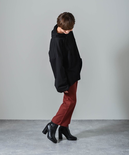 muure（ミュール）の「ボリュームスリーブ パーカーカットソー（Tシャツ/カットソー・レディース・ホワイト/ブラック/グレー・FREE）」の15枚目の写真