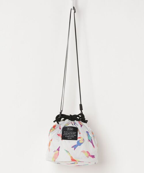 KiU（キウ）の「KiU レインバッグ 300D ドローストリング (巾着バッグ)（ショルダーバッグ・レディース・その他2/その他3/その他4・FREE）」の9枚目の写真