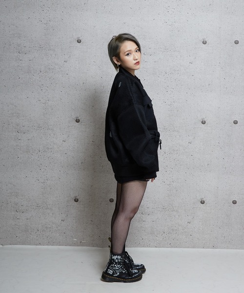 新品】BOY LONDON ボーイロンドン：メッシュ ブルゾン ブラック M 