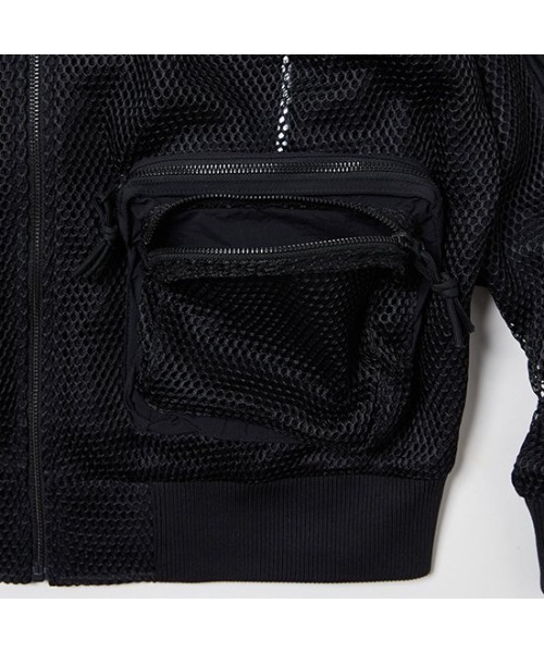 新品】BOY LONDON ボーイロンドン：メッシュ ブルゾン ブラック M 
