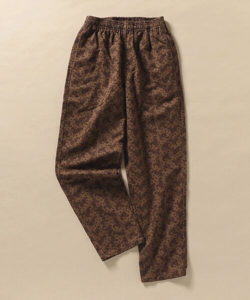 MACOBER（マコバ）の「【SHIPS別注】MACOBER: オーバーダイ ペイズリー シェフ パンツ 20FW（その他パンツ・メンズ・ブラウン/グリーン・SMALL/MEDIUM/LARGE）」の3枚目の写真