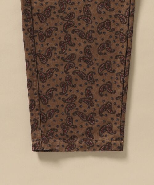 MACOBER（マコバ）の「【SHIPS別注】MACOBER: オーバーダイ ペイズリー シェフ パンツ 20FW（その他パンツ・メンズ・ブラウン/グリーン・SMALL/MEDIUM/LARGE）」の5枚目の写真