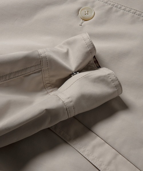 neu-tre(ヌートル)の「【WEARISTA Kumika】裏地チェックステンカラーコート(ステンカラーコート・レディース・ベージュ/ホワイト・FREE)」の11枚目の写真