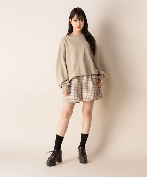 Mysa&Liina(ミーサリーナ)の「ハイウエストショートパンツ(その他パンツ・レディース・ブラック/ピンク/A/B/キナリ・M)」の14枚目の写真