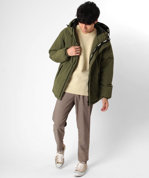 VISION STREET WEAR(ヴィジョンストリートウェア)の「【VISION STREET WEAR/ヴィジョンストリートウェア】 オーバーサイズテープ切替中綿ジャケット/ナイロンジャケット(ダウンジャケット/コート・メンズ・ブラウン/カーキ/ブラック/グレー・M/L/XL)」の21枚目の写真