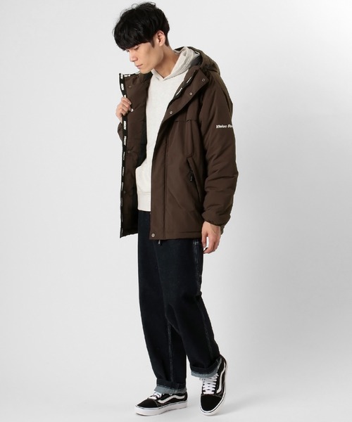 VISION STREET WEAR(ヴィジョンストリートウェア)の「【VISION STREET WEAR/ヴィジョンストリートウェア】 オーバーサイズテープ切替中綿ジャケット/ナイロンジャケット(ダウンジャケット/コート・メンズ・ブラウン/カーキ/ブラック/グレー・M/L/XL)」の22枚目の写真