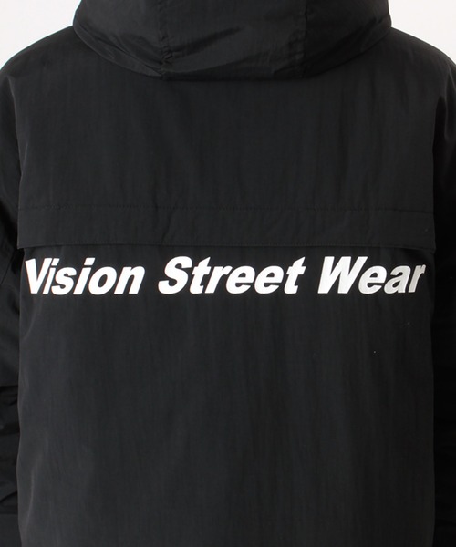 VISION STREET WEAR(ヴィジョンストリートウェア)の「【VISION STREET WEAR/ヴィジョンストリートウェア】 オーバーサイズテープ切替中綿ジャケット/ナイロンジャケット(ダウンジャケット/コート・メンズ・ブラウン/カーキ/ブラック/グレー・M/L/XL)」の15枚目の写真