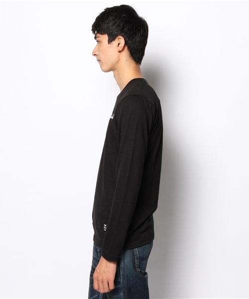 VENCEEXCHANGE（ヴァンスエクスチェンジ）の「テンジク1PointシシュウVNT LS（Tシャツ/カットソー・メンズ・オフホワイト/ブラック・LARGE/MEDIUM）」の4枚目の写真