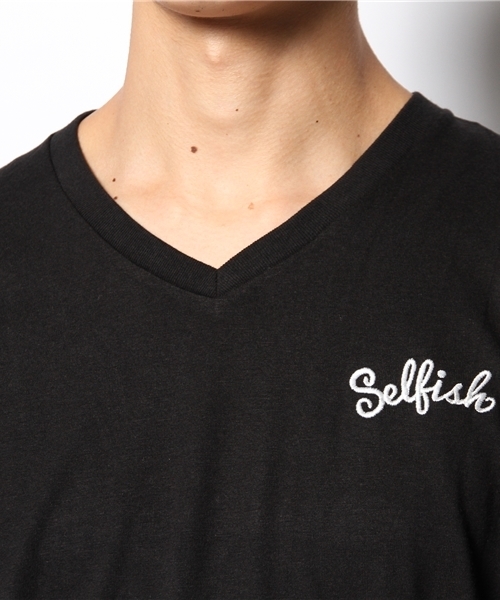 VENCEEXCHANGE（ヴァンスエクスチェンジ）の「テンジク1PointシシュウVNT LS（Tシャツ/カットソー・メンズ・オフホワイト/ブラック・LARGE/MEDIUM）」の6枚目の写真