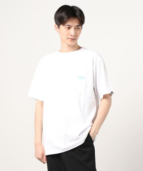 VANS（バンズ）の「VANS/バンズ バックプリント　ポケットTシャツ 121R1010500（Tシャツ/カットソー・メンズ・ブラック/ベージュ/ホワイト・L/M/XL）」の9枚目の写真