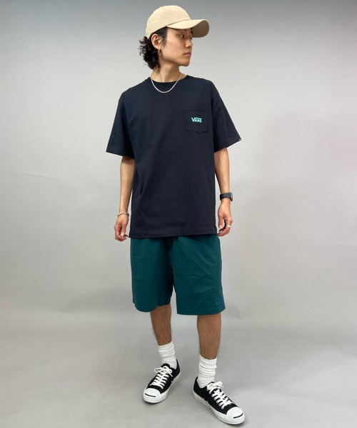 VANS（バンズ）の「VANS/バンズ バックプリント　ポケットTシャツ 121R1010500（Tシャツ/カットソー・メンズ・ブラック/ベージュ/ホワイト・L/M/XL）」の11枚目の写真