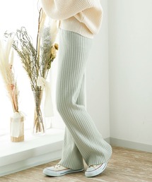 SLURR | ワイドリブストレートパンツ(その他パンツ)