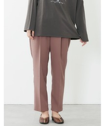 POU DOU DOU | センタープレスイージーカラーパンツ(その他パンツ)