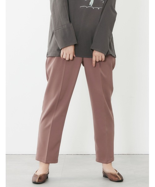 POU DOU DOU（プードゥドゥ）の「センタープレスイージーカラーパンツ（その他パンツ・レディース・モカ/オレンジ/ブルー/ミント・3）」の7枚目の写真