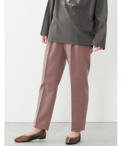 POU DOU DOU（プードゥドゥ）の「センタープレスイージーカラーパンツ（その他パンツ・レディース・モカ/オレンジ/ブルー/ミント・3）」の8枚目の写真