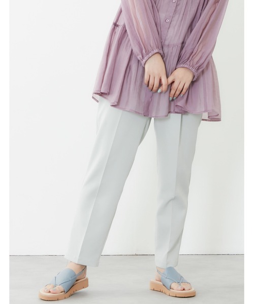 POU DOU DOU（プードゥドゥ）の「センタープレスイージーカラーパンツ（その他パンツ・レディース・モカ/オレンジ/ブルー/ミント・3）」の15枚目の写真