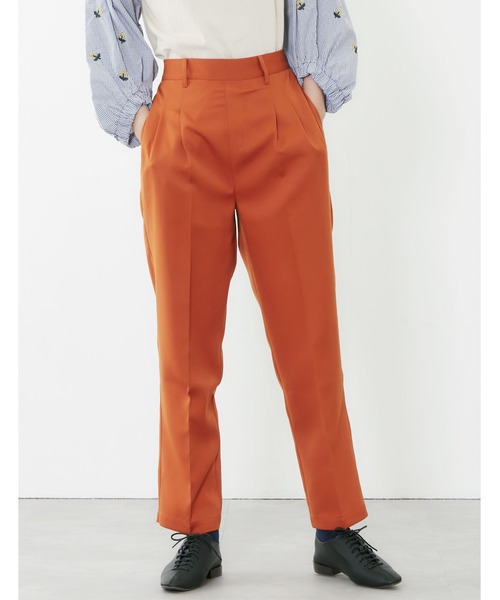 POU DOU DOU（プードゥドゥ）の「センタープレスイージーカラーパンツ（その他パンツ・レディース・モカ/オレンジ/ブルー/ミント・3）」の19枚目の写真