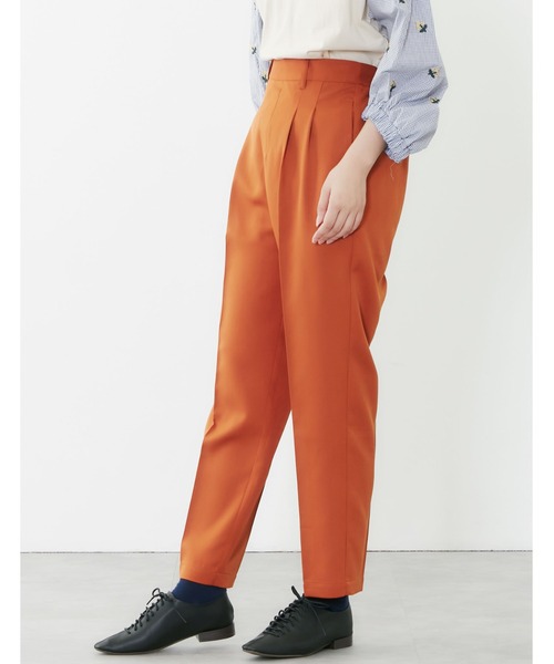 POU DOU DOU（プードゥドゥ）の「センタープレスイージーカラーパンツ（その他パンツ・レディース・モカ/オレンジ/ブルー/ミント・3）」の20枚目の写真