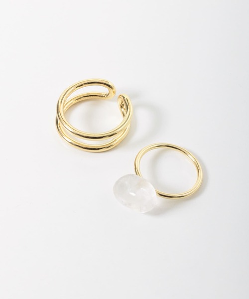 SMELLY（スメリー）の「2セットリング（リング・レディース・シルバー系その他/ゴールド系その他・-）」の6枚目の写真