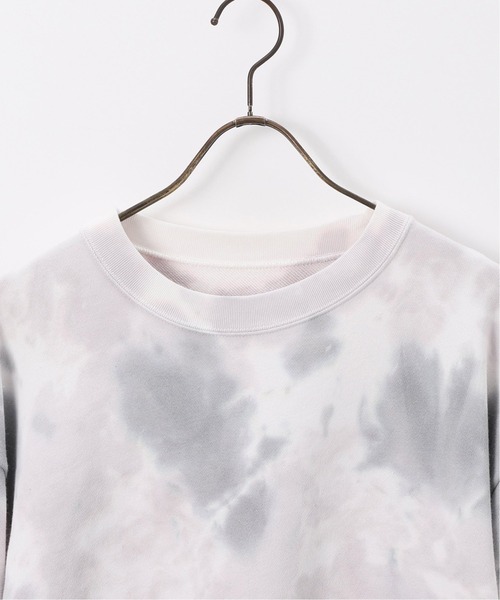 JOURNAL STANDARD（ジャーナルスタンダード）の「オーバーサイズタイダイスウェット[ユニセックスアイテム]（スウェット・メンズ・グレー/ライトブルー/オレンジ・MEDIUM/LARGE）」の16枚目の写真