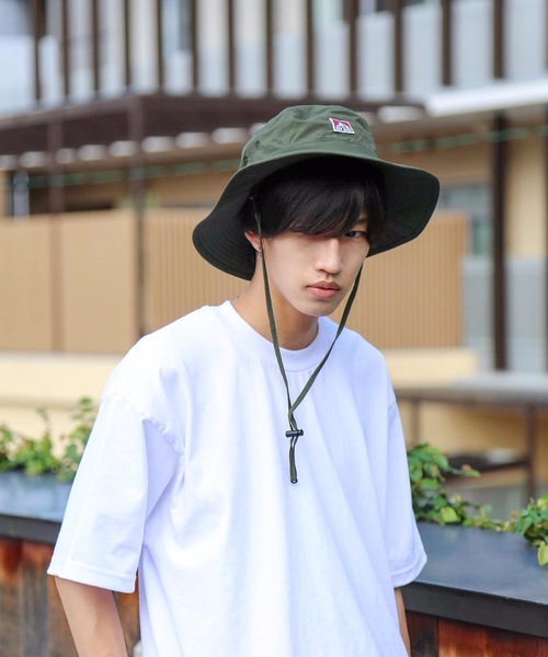 BEN DAVIS（ベンデイビス）の「【BEN DAVIS/ベンデイビス】ウオッシャブルアドベンチャーハット/サファリハット　ワンポイントブランドロゴ（ハット・メンズ・ホワイト/ブラック/カーキ/ベージュ・FREE）」の20枚目の写真