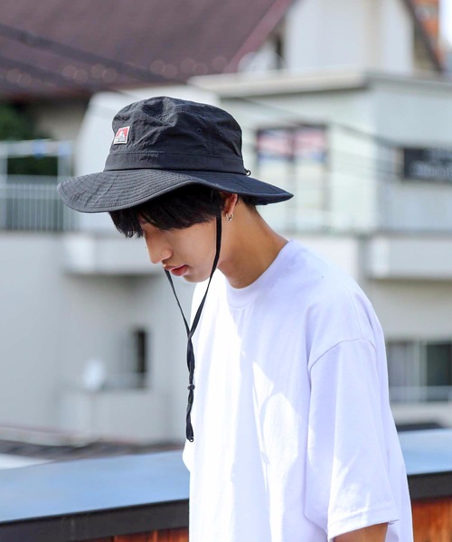 BEN DAVIS（ベンデイビス）の「【BEN DAVIS/ベンデイビス】ウオッシャブルアドベンチャーハット/サファリハット　ワンポイントブランドロゴ（ハット・メンズ・ホワイト/ブラック/カーキ/ベージュ・FREE）」の9枚目の写真