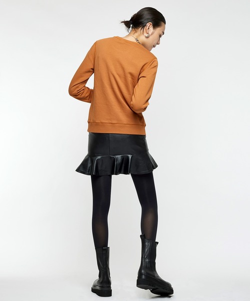 Narcissus(ナルシス)の「【LANVIN KIDS】グランジロゴトレーナー(スウェット・レディース・ネイビー/キャメル・14Y/12Y)」の10枚目の写真