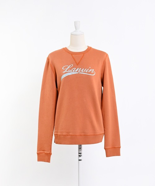 Narcissus(ナルシス)の「【LANVIN KIDS】グランジロゴトレーナー(スウェット・レディース・ネイビー/キャメル・14Y/12Y)」の16枚目の写真
