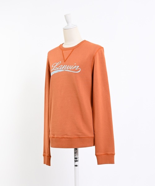 Narcissus(ナルシス)の「【LANVIN KIDS】グランジロゴトレーナー(スウェット・レディース・ネイビー/キャメル・14Y/12Y)」の17枚目の写真