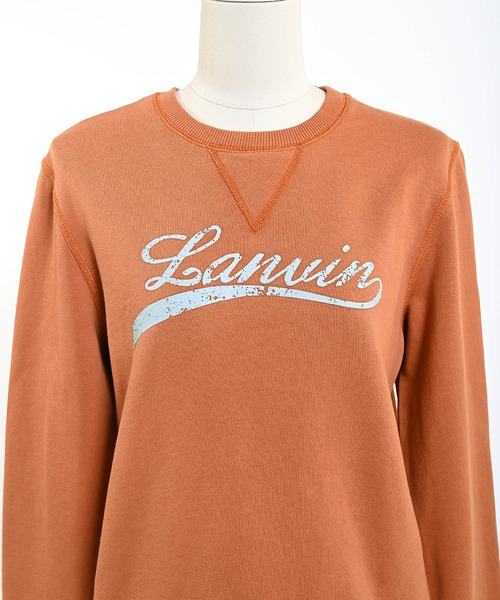 Narcissus(ナルシス)の「【LANVIN KIDS】グランジロゴトレーナー(スウェット・レディース・ネイビー/キャメル・14Y/12Y)」の20枚目の写真