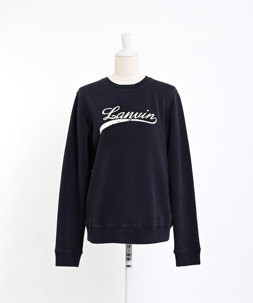 Narcissus(ナルシス)の「【LANVIN KIDS】グランジロゴトレーナー(スウェット・レディース・ネイビー/キャメル・14Y/12Y)」の11枚目の写真