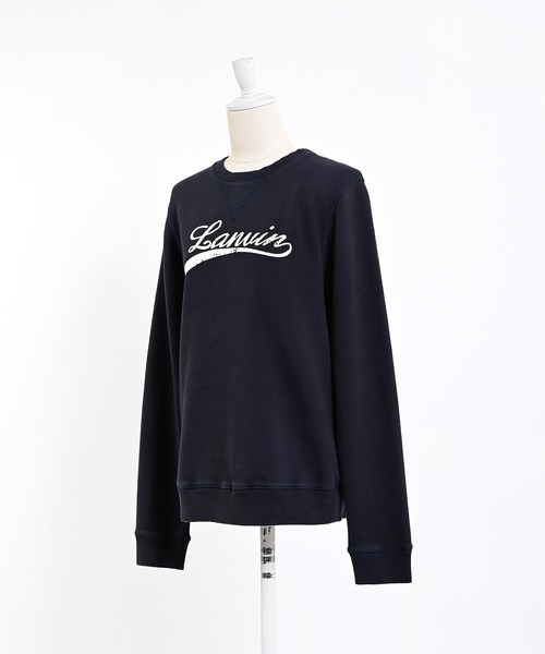 Narcissus(ナルシス)の「【LANVIN KIDS】グランジロゴトレーナー(スウェット・レディース・ネイビー/キャメル・14Y/12Y)」の12枚目の写真