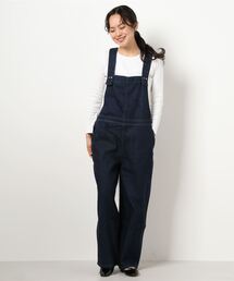 Samansa Mos2 blue | ECO DENIM サロペット(サロペット/オーバーオール)