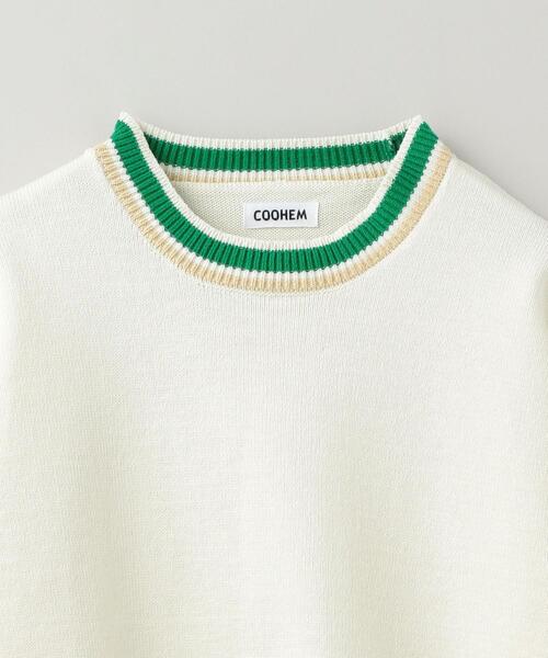 UNITED ARROWS & SONS(ユナイテッドアローズアンドサンズ)の「Coohem(コーヘン)SUMMER KNIT PULLOVER(ニット/セーター・メンズ・ホワイト・MEDIUM/LARGE)」の2枚目の写真