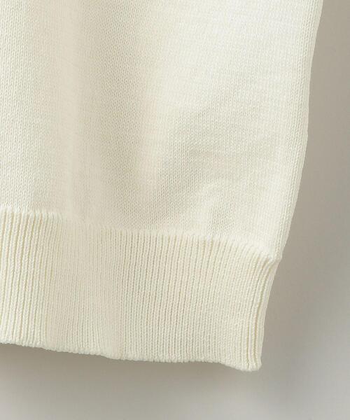 UNITED ARROWS & SONS(ユナイテッドアローズアンドサンズ)の「Coohem(コーヘン)SUMMER KNIT PULLOVER(ニット/セーター・メンズ・ホワイト・MEDIUM/LARGE)」の3枚目の写真