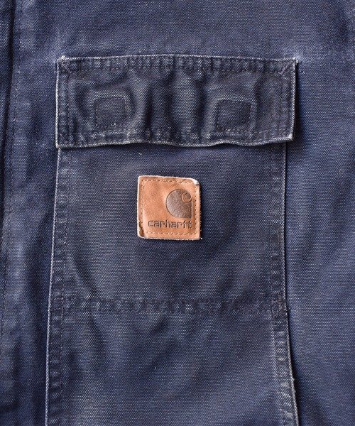 Carhartt(カーハート)の「【ヴィンテージ古着】Carhartt/カーハート ダック トラディショナルコート(カバーオール・メンズ・ネイビー・X-LARGE)」の3枚目の写真