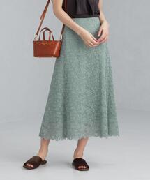 green label relaxing | FFC クラフト レース セミフレア スカート(スカート)